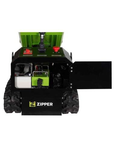 Motocarriola a cingoli elettrica a batteria radiocomandata 400kg Zipper zi-ed400