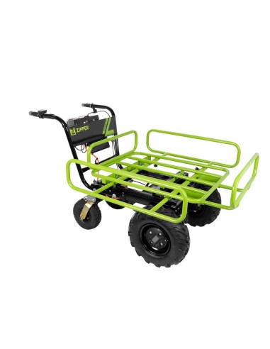 Carriola elettrica carrello a batteria 40v 400w 300 kg Zipper zi-ewb350