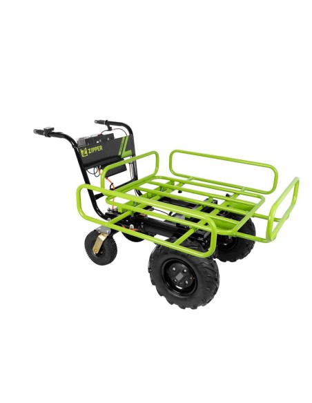 Carriola elettrica carrello a batteria 40v 400w 300 kg Zipper zi-ewb350
