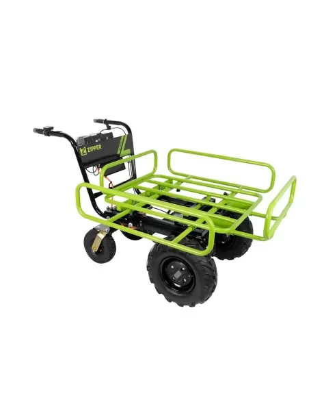 Carriola elettrica carrello a batteria 40v 400w 300 kg Zipper zi-ewb350