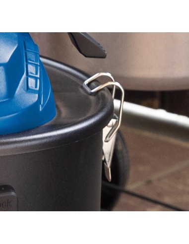 Bidone aspiracenere con soffiatore 20l 1300W per stufa e camino scheppach avc25