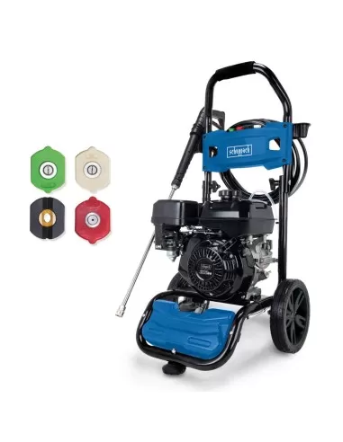 Idropulitrice a scoppio 212cc Scheppach hcp5000 241bar 4.3kw motore a benzina