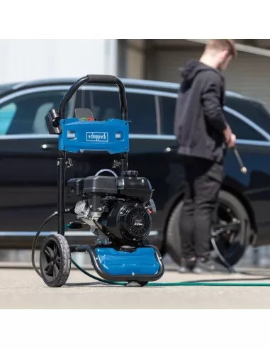 Idropulitrice a scoppio 212cc Scheppach hcp5000 241bar 4.3kw motore a benzina