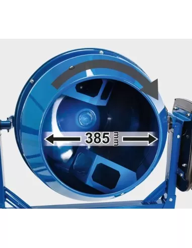 Betoniera elettrica 125lt 550w Scheppach mix125 per malta calcestruzzo e cemento