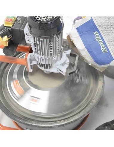 Miscelatore colla malta con frusta e secchio 230v 65lt Battipav mixer 50 super