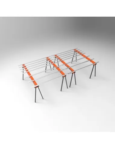 4 - Banco da lavoro portatile per lastre piastrelle 150x152 cm Battipav multi bench