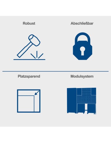Arredamento modulare per officina Scheppach gws08