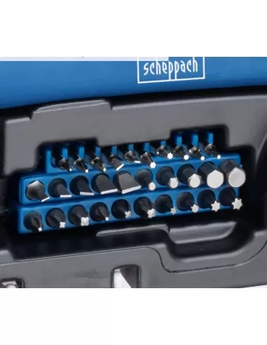 4 - Valigetta portautensili 97 pezzi Scheppach wzk120