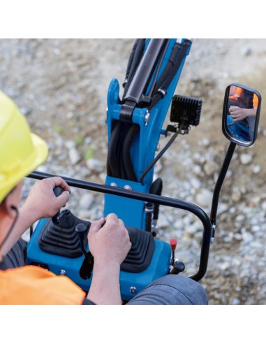 Mini escavatore 306cc compatto largo 690mm 5q Scheppach exc815