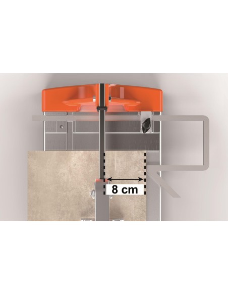 Tagliapiastrelle manuale incisione a spinta 67 cm Battipav leggera 67