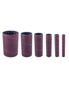 Kit 6 manicotti nastri abrasivi gr 240 per levigatrice a mandrino osm100 e 600
