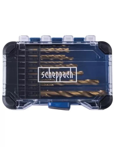 1 - Set 15 punte elicoidali hss Scheppach hss15