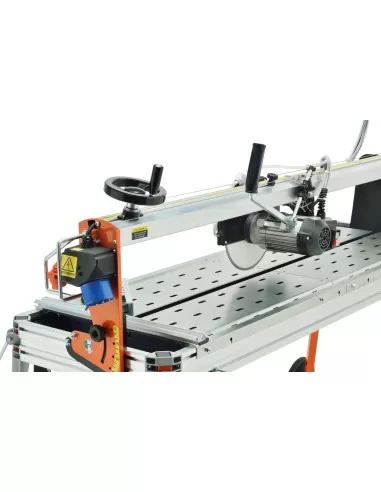 Tagliapiastrelle elettrica con banco ad acqua 130 cm Battipav class plus 1300s