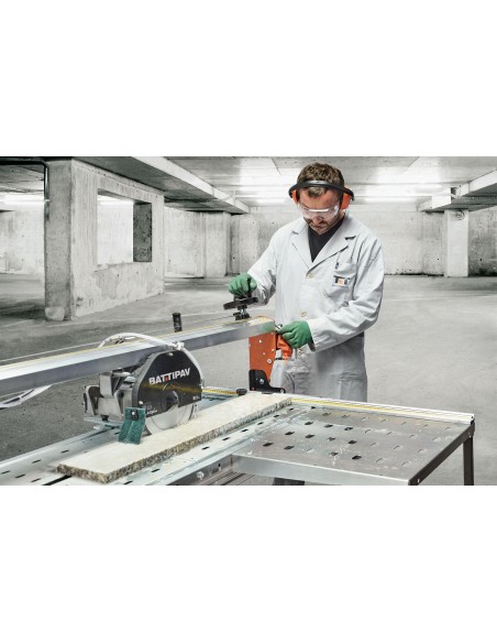 Tagliapiastrelle elettrica con banco ad acqua 130 cm Battipav class plus 1300s