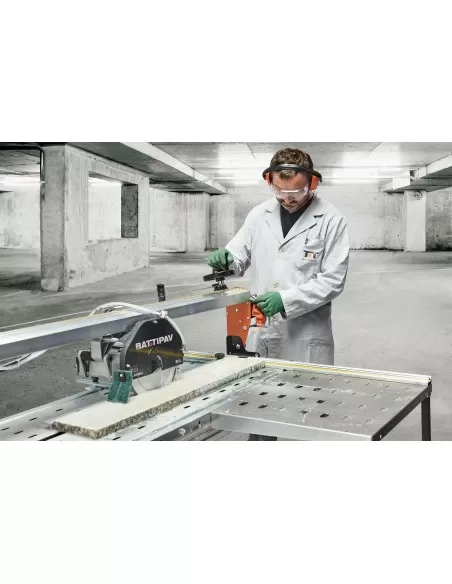 Tagliapiastrelle elettrica con banco ad acqua 130 cm Battipav class plus 1300s