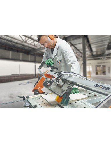 Tagliapiastrelle elettrica con banco ad acqua 130 cm Battipav class plus 1300s