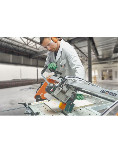 Tagliapiastrelle elettrica con banco ad acqua 130 cm Battipav class plus 1300s