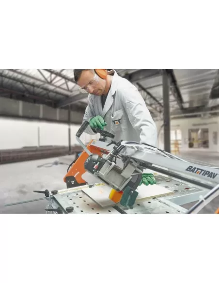 Tagliapiastrelle elettrica con banco ad acqua 130 cm Battipav class plus 1300s