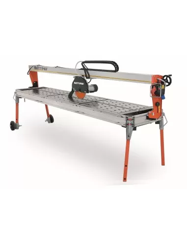 Segatrice a ponte per marmo 230v 1500x85mm lama 300mm battipav supreme 150s