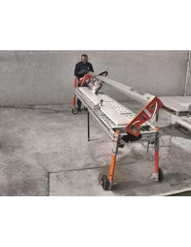 Segatrice a ponte per marmo 230v 1500x85mm lama 300mm battipav supreme 150s
