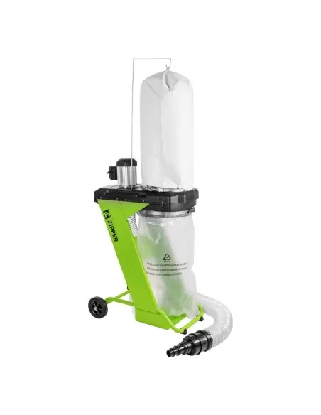 Aspiratore trucioli sacco aspiratrucioli carrellato Zipper zi-asa550b Aspiratore trucioli sacco aspiratrucioli carrellato Zipper zi-asa550b