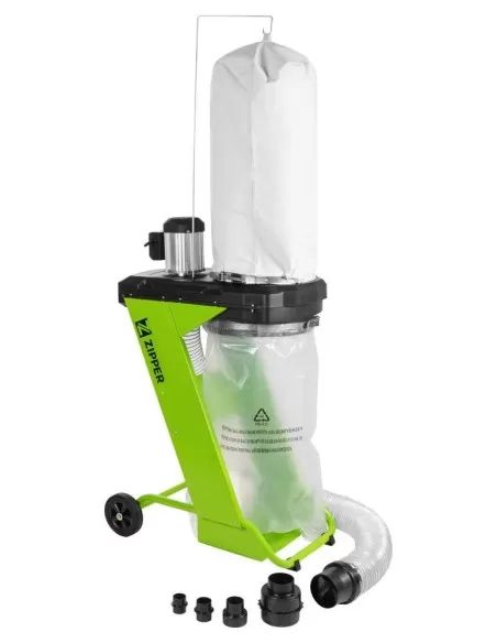 Aspiratore trucioli sacco aspiratrucioli carrellato Zipper zi-asa550b Aspiratore trucioli sacco aspiratrucioli carrellato Zipper zi-asa550b