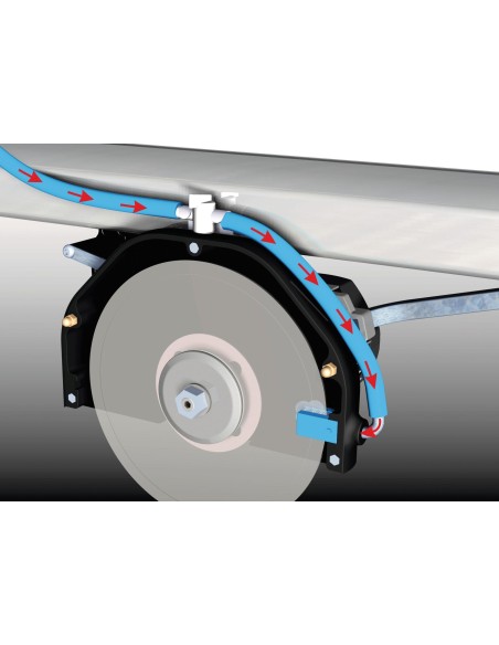 Tagliapiastrelle elettrica con banco ad acqua 110 cm Battipav vip 2110