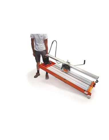 Tagliapiastrelle elettrica con banco ad acqua 125 cm Battipav vip 2125