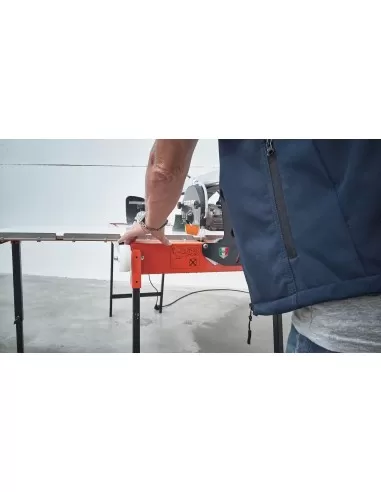 Tagliapiastrelle elettrica con banco ad acqua 125 cm Battipav vip 2125