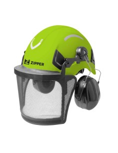 Casco forestale professionale con visiera e cuffie antirumore Zipper zi-fhprofi