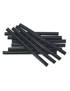 Kit 10 stick colla a caldo nera 12x200mm 200gr Fervi 0071