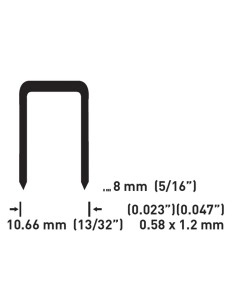 Graffe per Graffatrice Fervi 0151