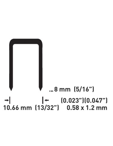 Graffe per Graffatrice Fervi 0151