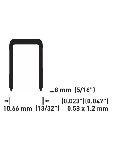 1 - Graffe per Graffatrice Fervi 0151
