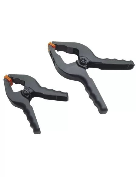 1 - Morsetto a molla in plastica apertura 100 mm Fervi 0354/225