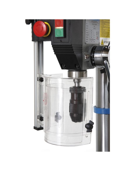 2 - Trapano a colonna trasmissione a cinghia 650w 230v Fervi 0186