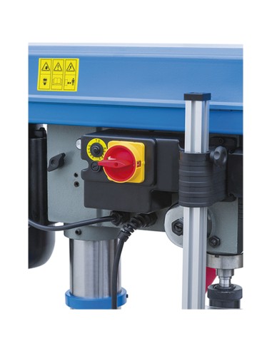 3 - Trapano a colonna trasmissione a cinghia 650w 230v Fervi 0186