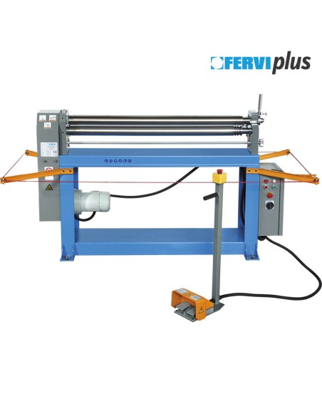 1 - Calandra motorizzata a 3 rulli Fervi 0285/75