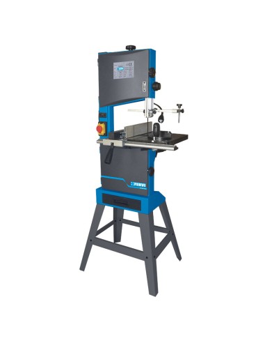 1 - Sega a nastro banco verticale per legno 375w 230v taglio 245mm Fervi 0509/245
