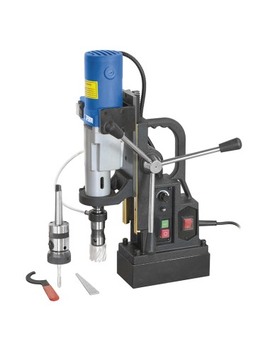 1 - Trapano maschiatore magnetico raffreddamento liquido 1050w 230v Fervi 0518/38m