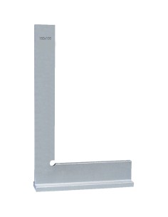 Squadra a 90 gradi in acciaio 100x70 mm cappello Fervi s051/100