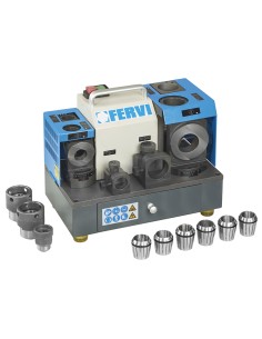 Affila punte elicoidali affilatrice trapano 3-32 mm 250w Fervi a003/32