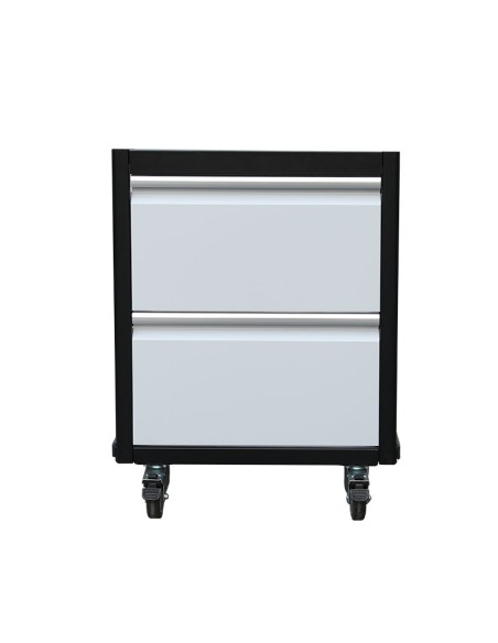 1 - Carrello a 3 ripiani 648x458x865 mm per officina Fervi a007/22