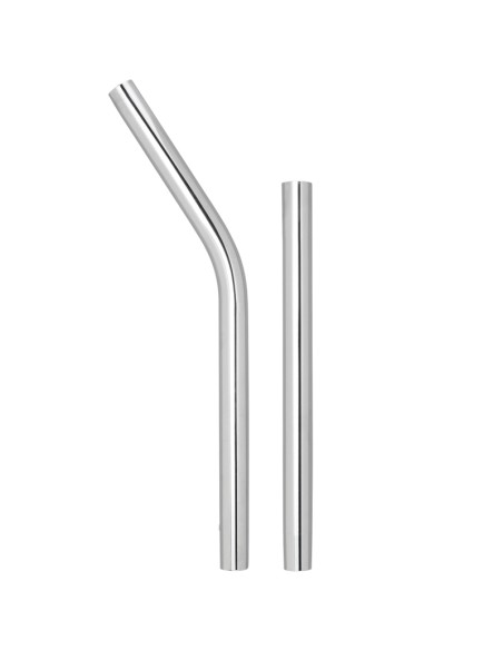 1 - Coppia di tubi in metallo di ricambio per aspirapolvere Fervi a040/8040