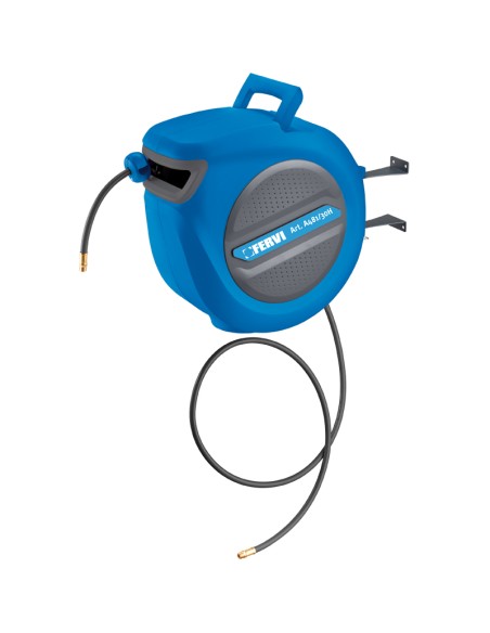 1 - Avvolgitubo autorientrante tubo aria compress 15 mt Fervi a481/30h