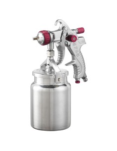 Pistola aerografo vernice serbatoio inferiore 1000 ml ugello 1.4 mm Fervi a601ds