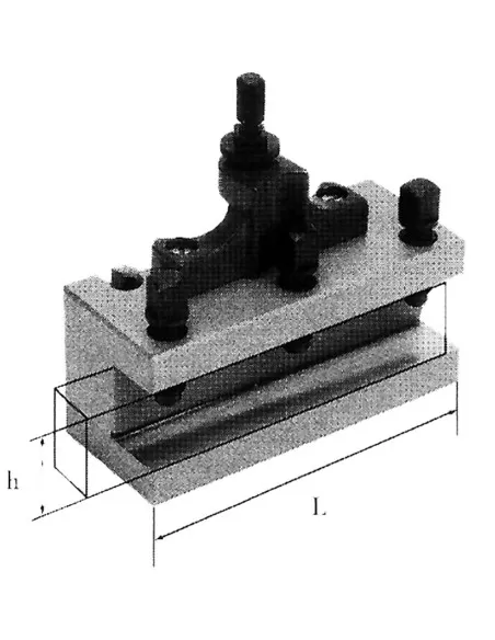 Torretta portautensili sede piana per tornio 32 x 150 mmFervi t00b/d