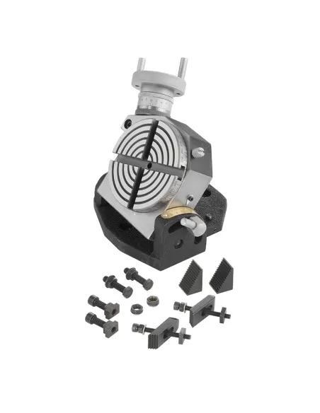 1 - Tavola girevole basculante per fresatrice Fervi t016/100