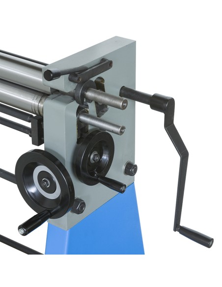 Calandra manuale a 3 rulli per lamiera 1000x2 mm Fervi c022/100