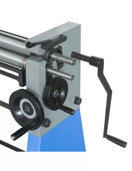 3 - Calandra manuale a 3 rulli per lamiera 1000x2 mm Fervi c022/100